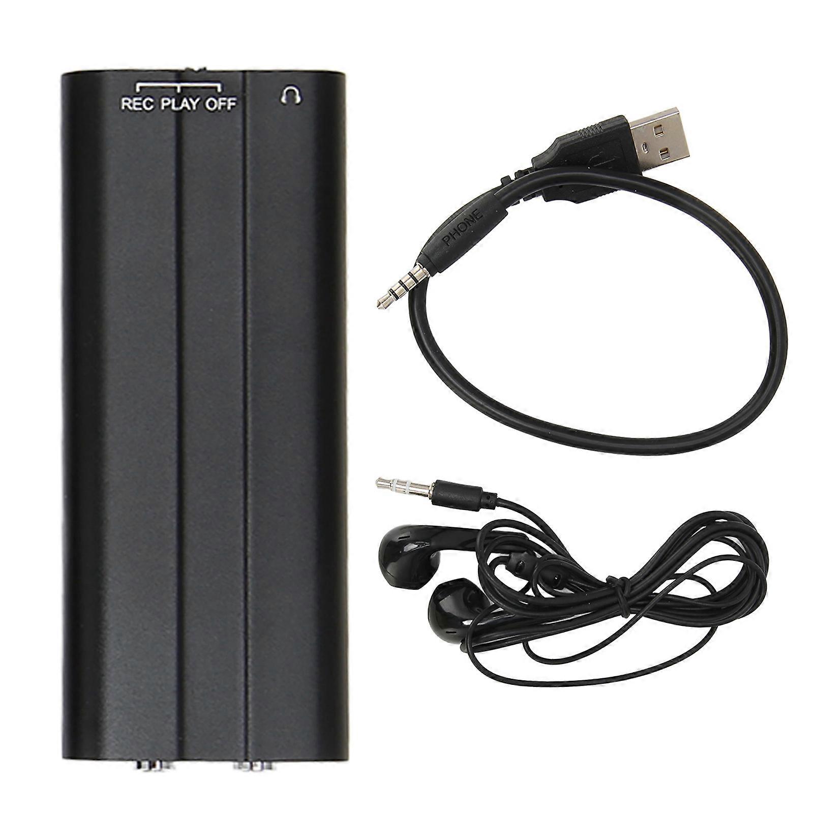 Digital HiFi AI Smart HD Noise Reduction Voice Activated Recording Device MP3 Recorder for Conference