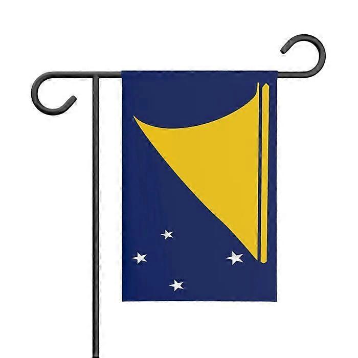 Flag - Tokelau - 32 x 47.5 cm - Polyester - Double-Sided Print - Multicolor
