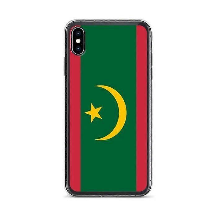 iPhone Case - Mauritania Flag - iPhone XS Max - Flexible - Multicolor - Vertical
