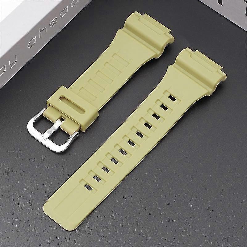 Casio óraszíjhoz AQ-S810W AQ-S800W SGW-300H SGW-400H TPU Camber 18MM szíj