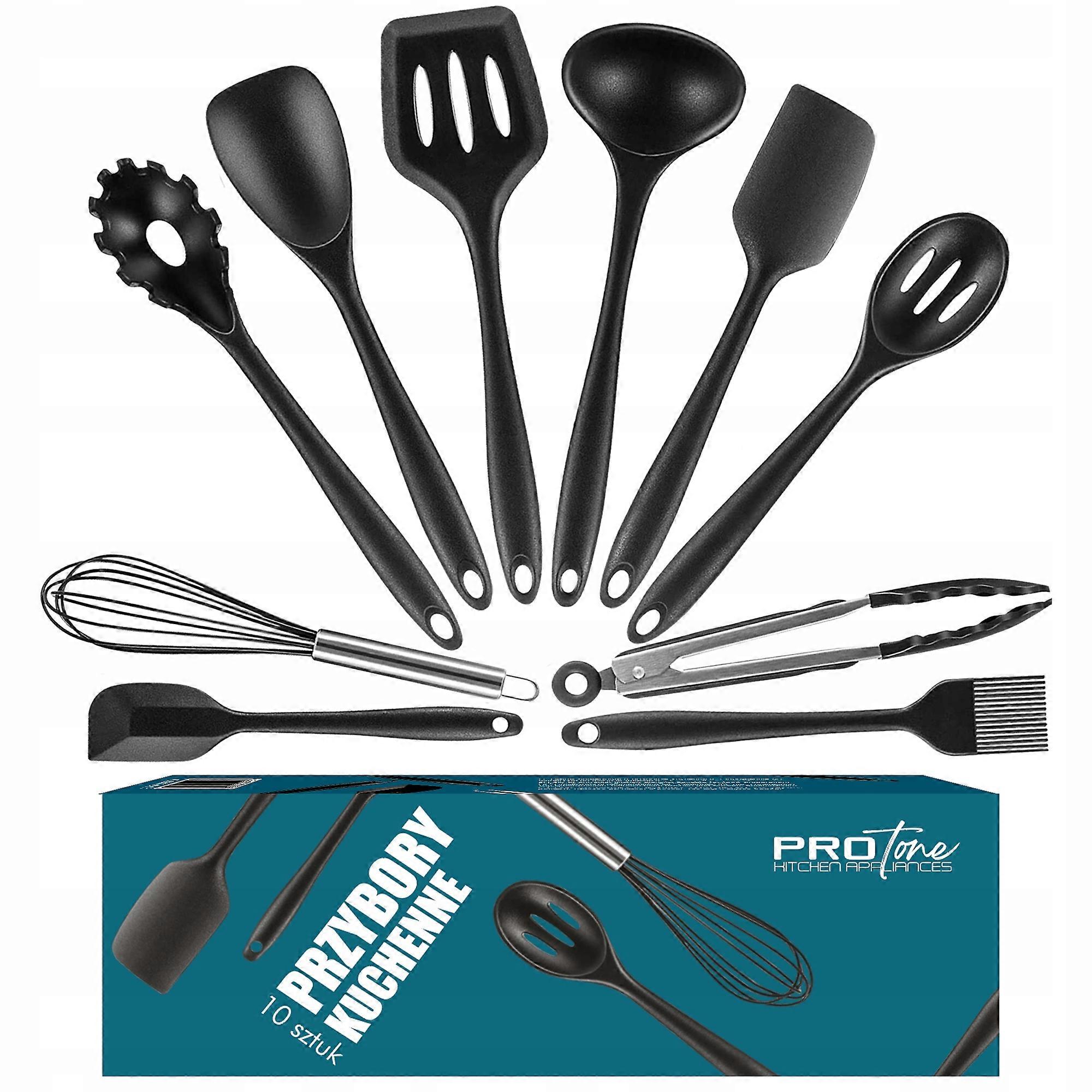 Silicone Kitchen Utensils For Teflon Set 10x