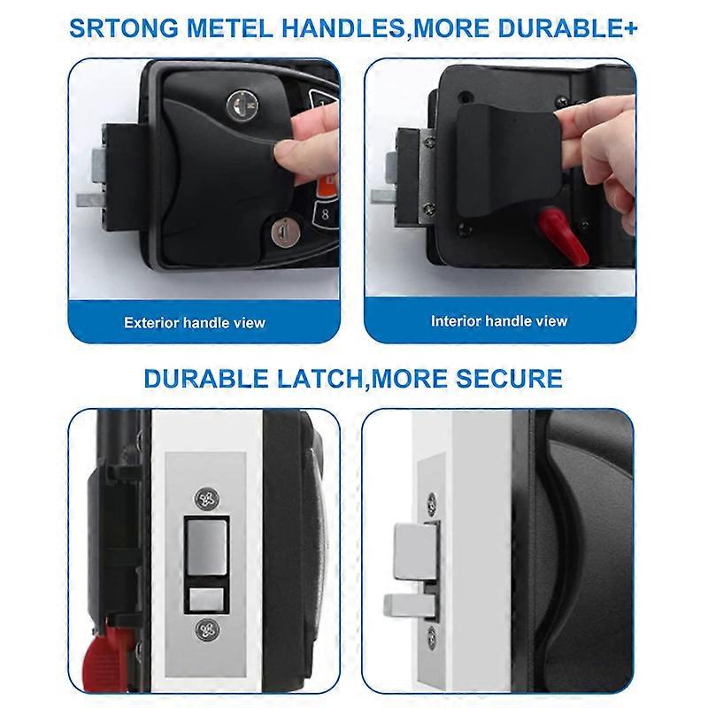 Car Drawer Handle with Deadbolt Integrated Keypad Fob