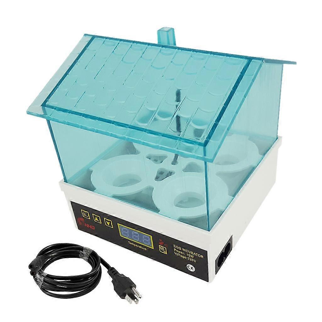 Mini Egg Incubator 4 Eggs Hatcher with LCD Display Automatic Temperature Control