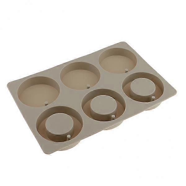 2X 6Cavity Silicone Wax Tablet Wax Round