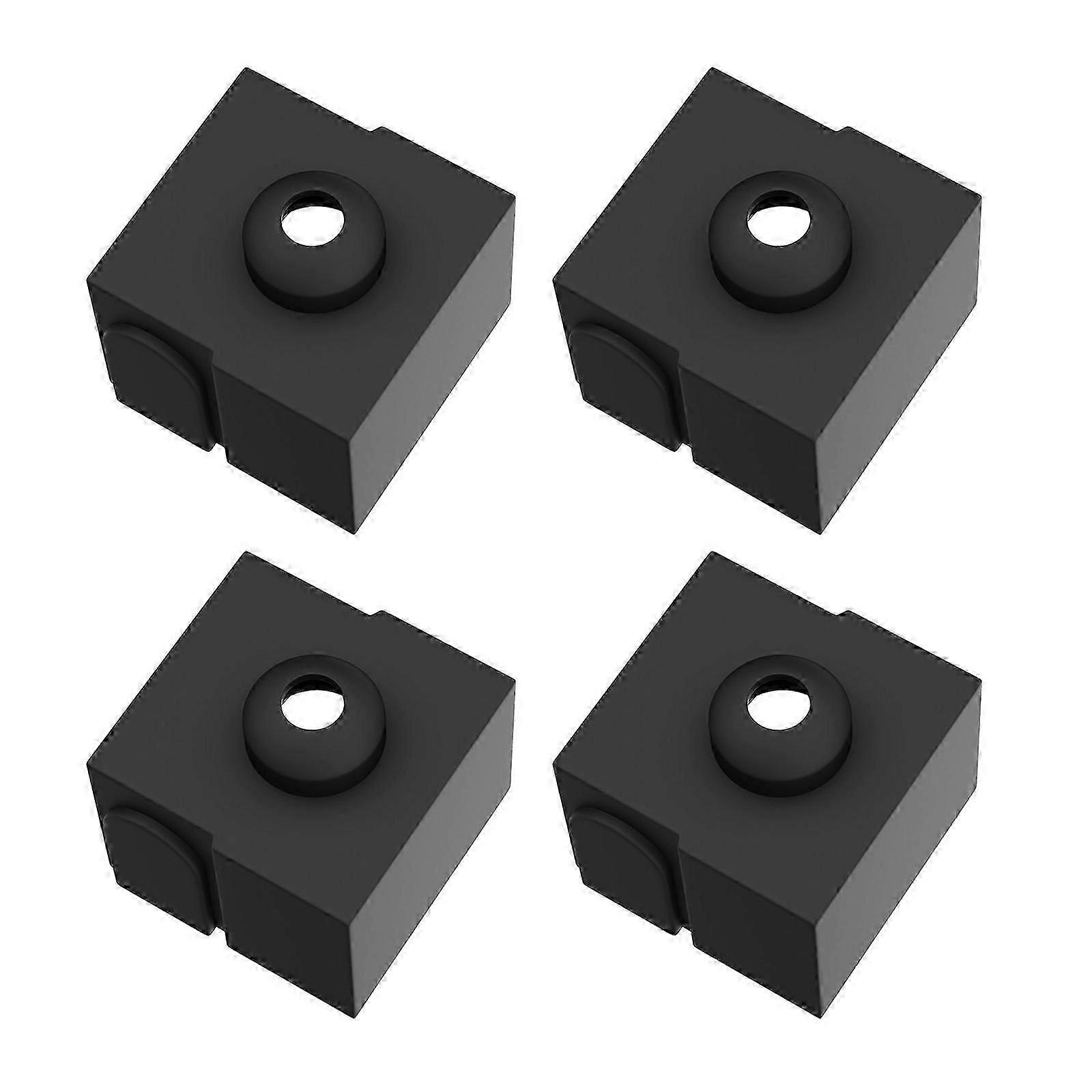 1/4PcsUpgraded Hotend Hardened Steel Nozzle Silicone Socks Sleeve For CR10 Heating Block 3D Printer Part Replacement