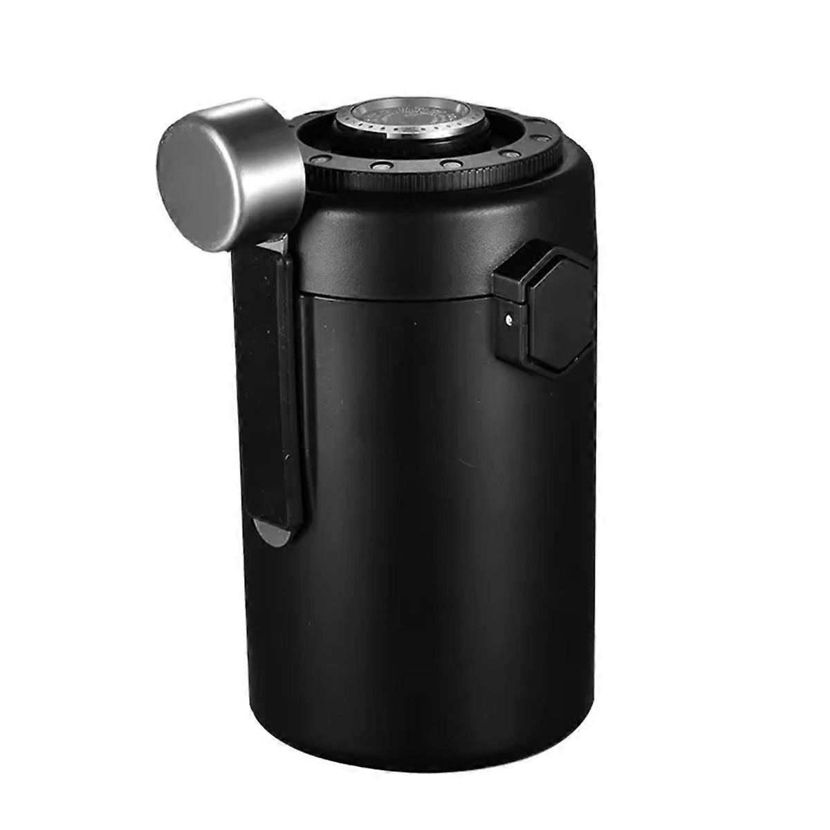 Food Grade Coffee Bean Sealed Storage Canister with Humidity Monitor Double Layer Milk Powder Tea L