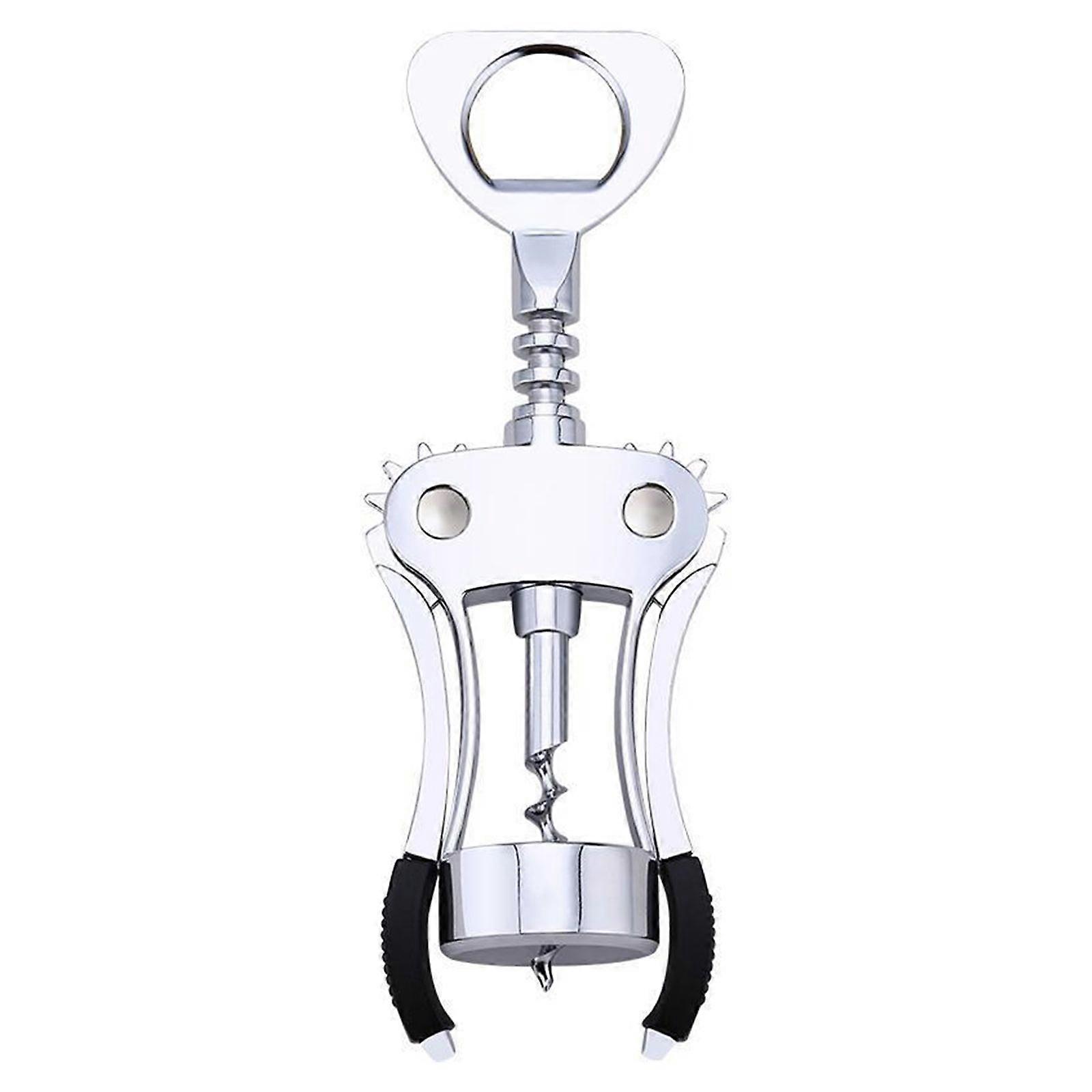 Professional Corkscrew Opener Waiter Corkscrew Cork and Beer Cap Bottles Opener Remover Wing Corkscrew Wine Opener