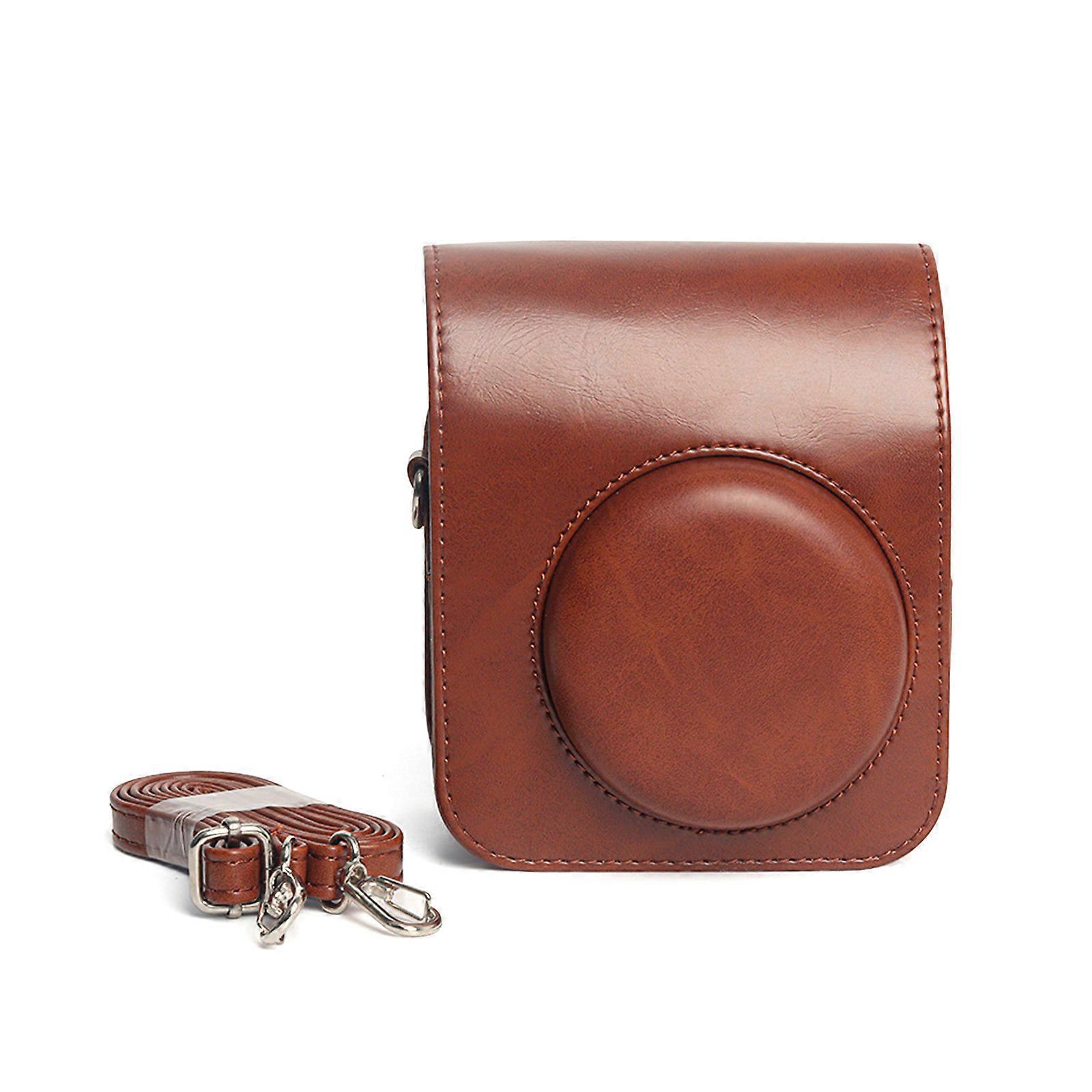 Portable Camera Bag, Small Camera Case Camera Shoulder Bag PU Leather Purse Fashion Pattern Camera Case for Mini12