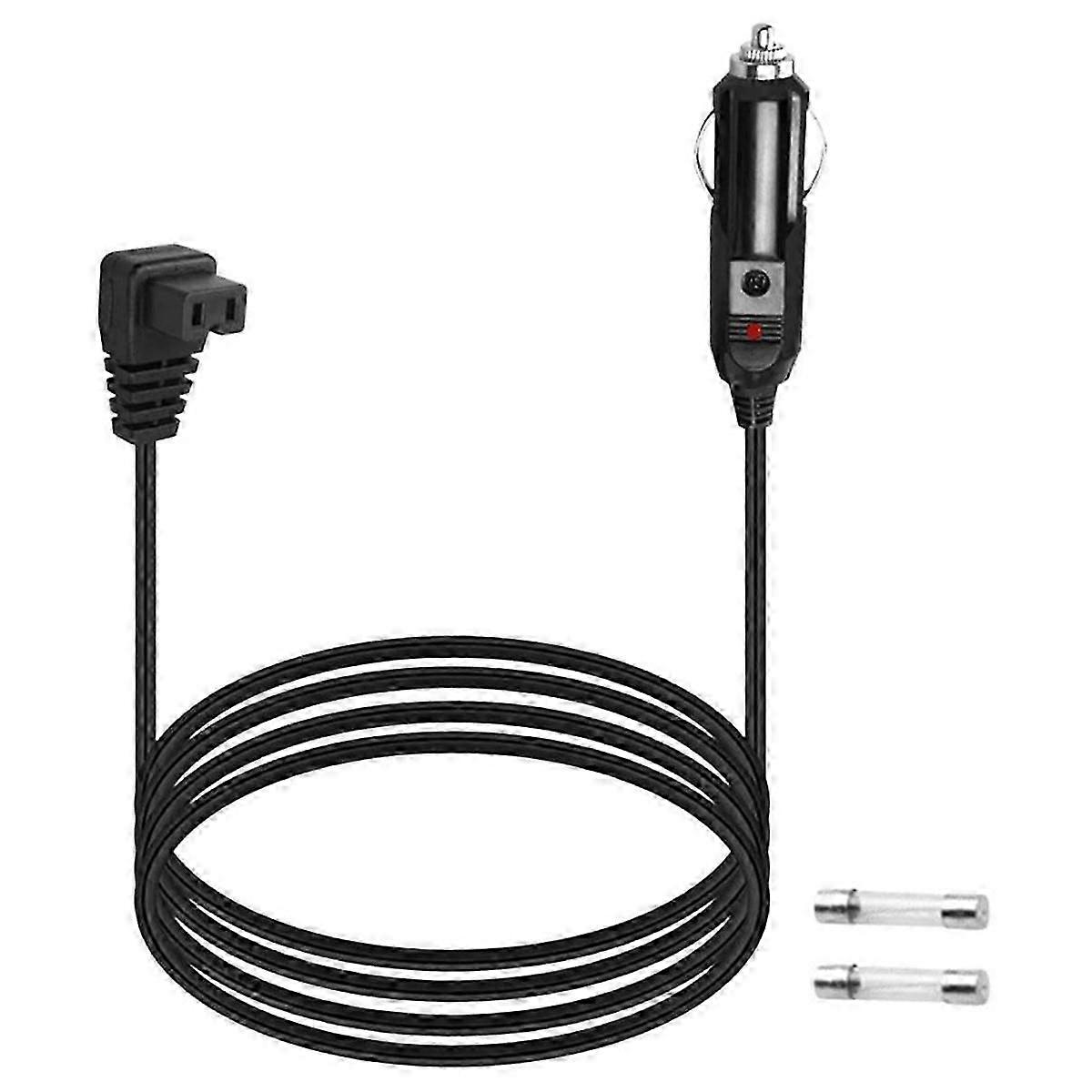 12V Araba Buzdolabı Güç Kablosu, Buzdolabı Isıtıcı B için Çakmak Adaptörü ile 2M Buzdolabı Dondurucu Uzatma Kablosu