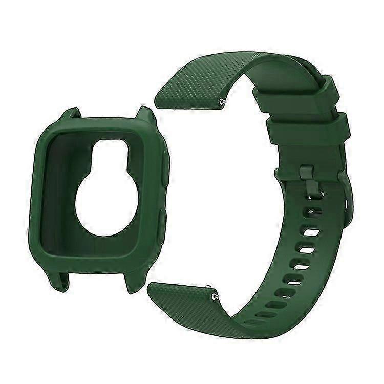 Silicone Replacement Strap Watchband For Garmin Venu Sq 2, With Protective Case