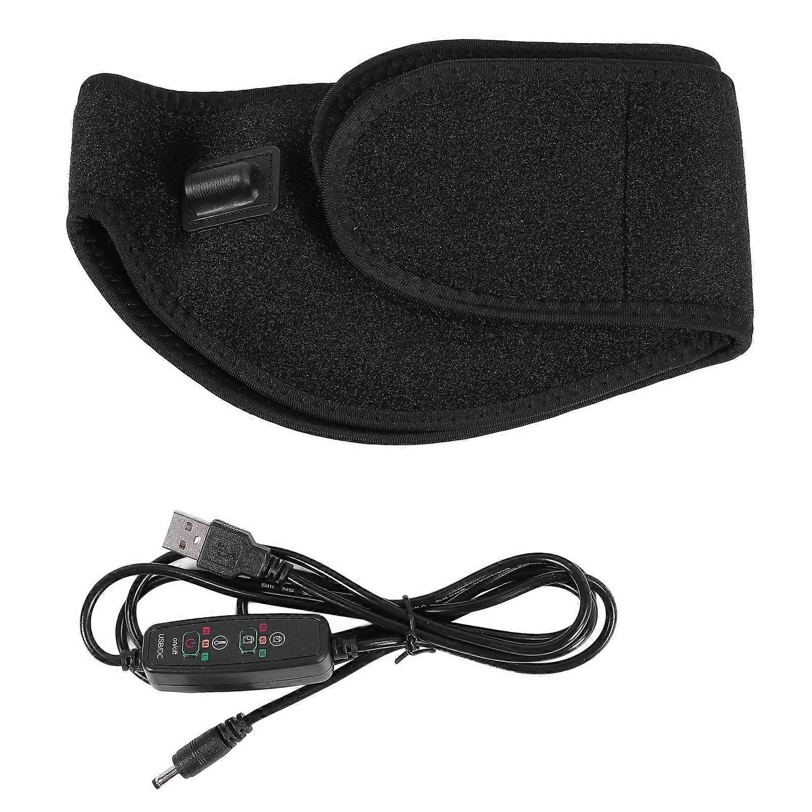 Facial Heating Pad with Timer and 3 Temperature Settings, USB Electric Jaw Heating Wrap for TMJ Teeth Oral Discomfort