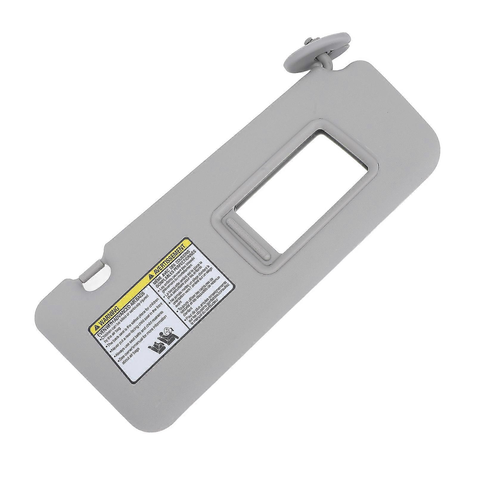 Front Right Passenger Side Sun Visor with Makeup Mirror Sun Blocking Elegant for RAV4 2004 to 2005 Grey 74310 42370 B0 