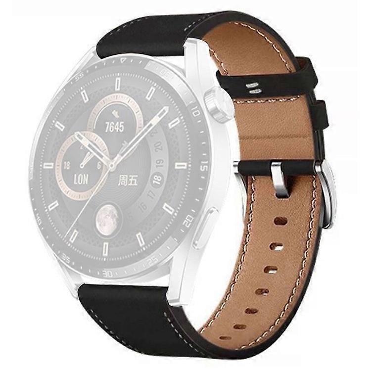 20mm Universal Leather Watch Band Adjustable Replacement Strap