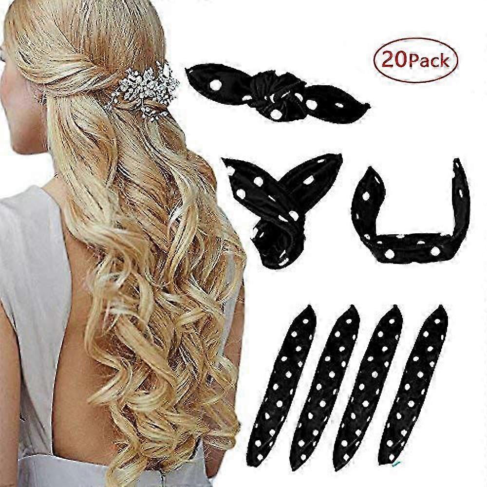 2025, Foam Hair Curlers for Overnight Use - 20 Pieces for Heat-Free Curls