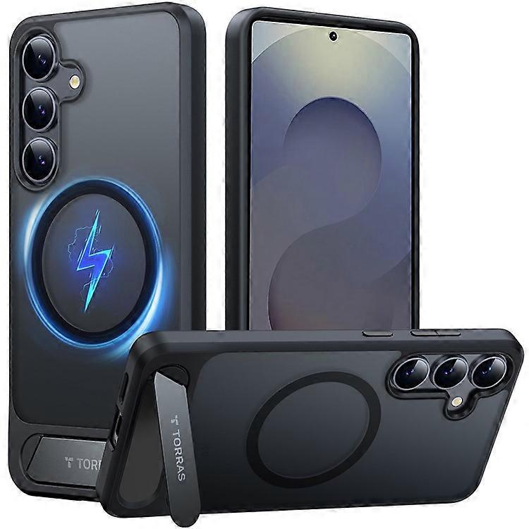 Samsung Galaxy S25 +ケースキックスタンドTPU + PC電話カバーと互換性のあるTORRASMax