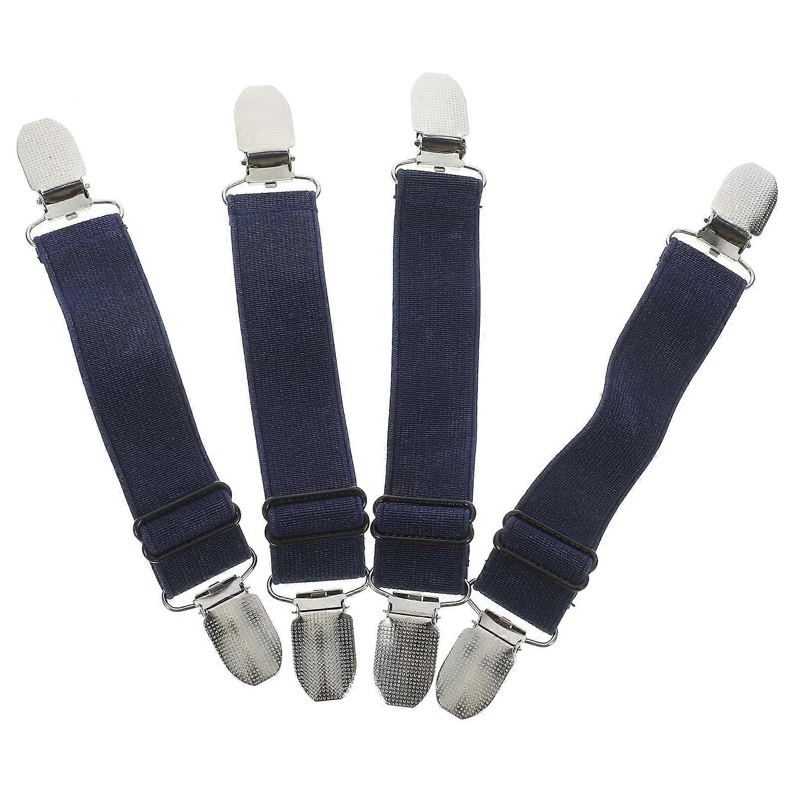 Adjustable Elastic Pants Fasteners Clips Windproof Boot Straps Durable Multi Functional Design for Men Women Cycling Outdoor Activities