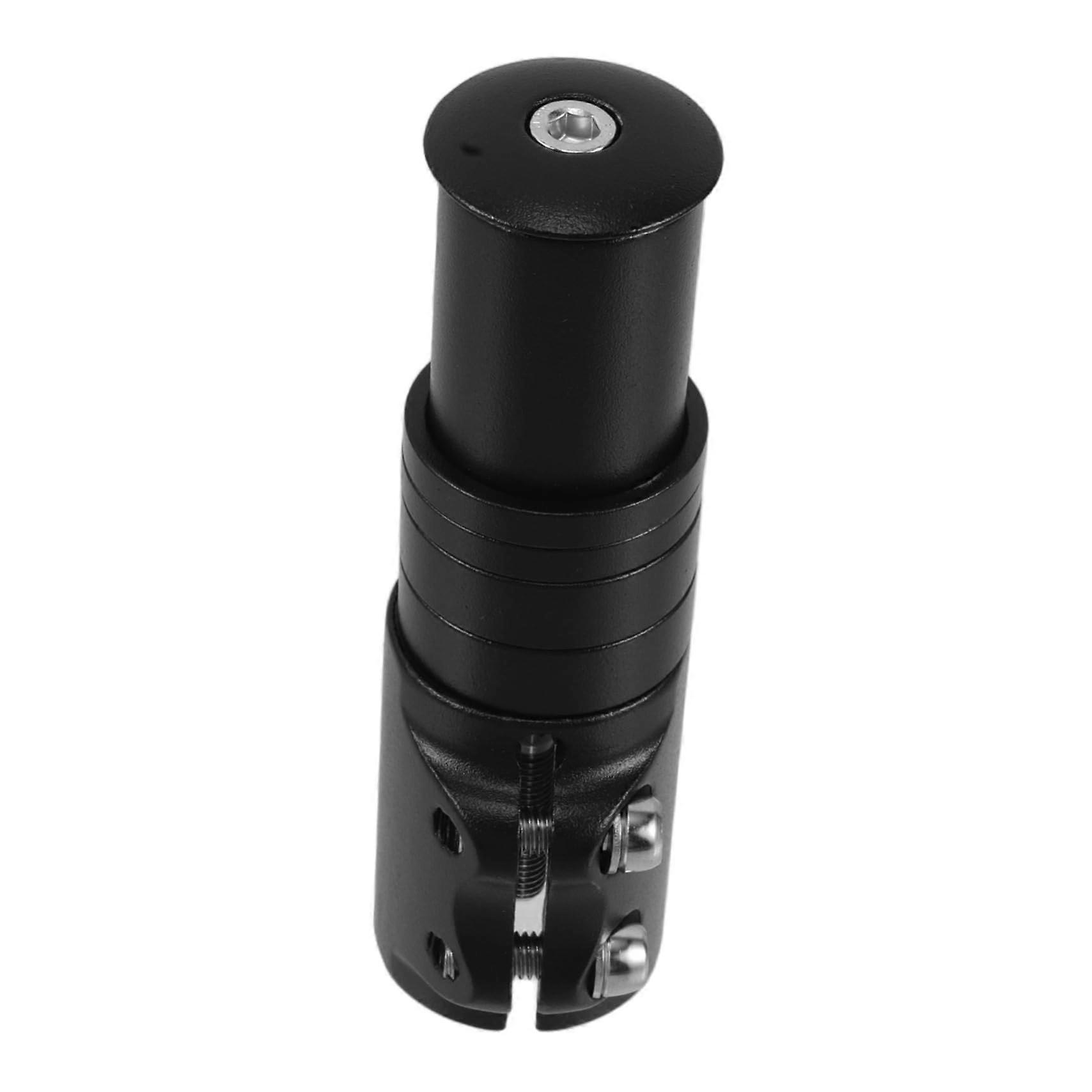 Bicycle Accessories Handlebar Extender Adjustable Aluminum Alloy Black Fork Rise Compatible with Mountain and Road Bikes