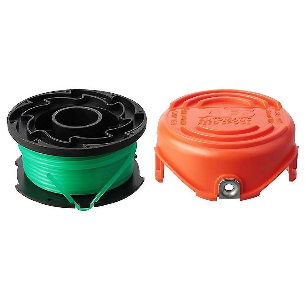 1Pc Replacement Spool + Spool Cap for Black & Decker GH3000 GH3000R LST540 LST540B Lawn Mower Sp