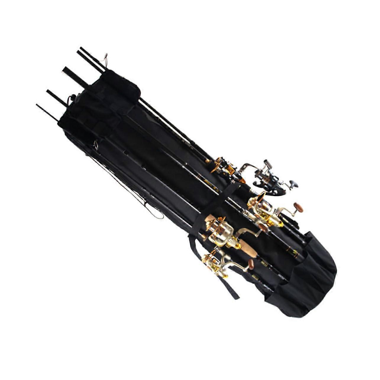 钓具收纳袋钓鱼竿包装备整理器 10824CM 黑色