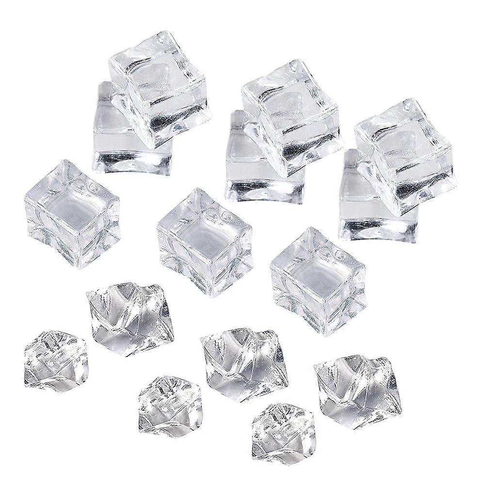 Simulated Ice Cubes, Reusable Prop Pieces for Photoshoots and Decorations