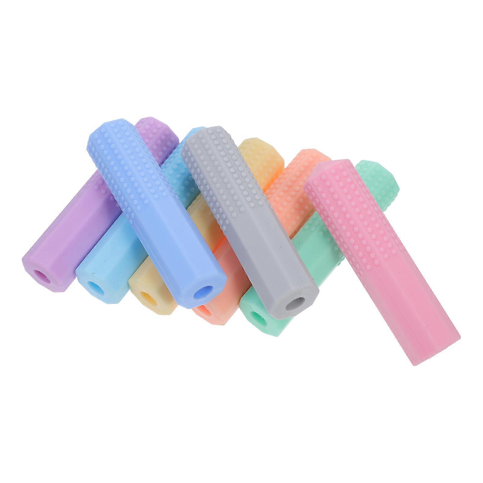 Kids Writing Tool Accessories, Chewable Toppers with Enhanced Durability