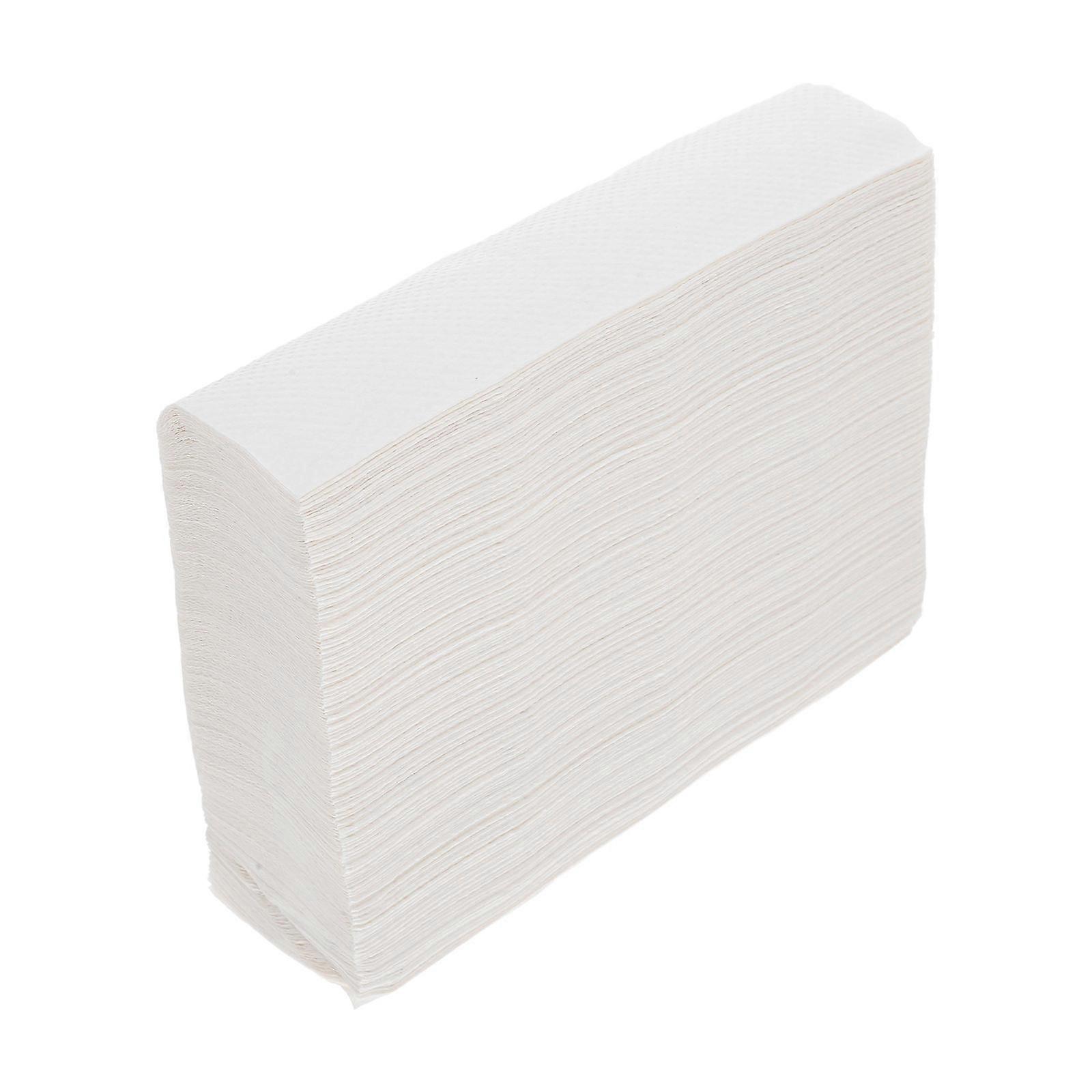 Paper Hand Towels Simple Design Daily Use Wood Pulp Material White 21.00X21.00X0.10cm 180Pcs