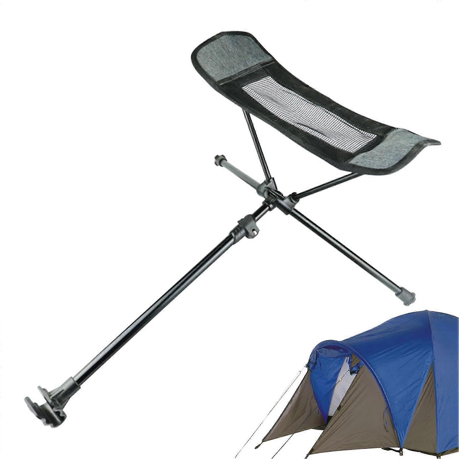 Camping Fußruhe - Portable Lightweight Footstool with Adjustable Legs for Hiking, Fishing, and Outdoor Activities