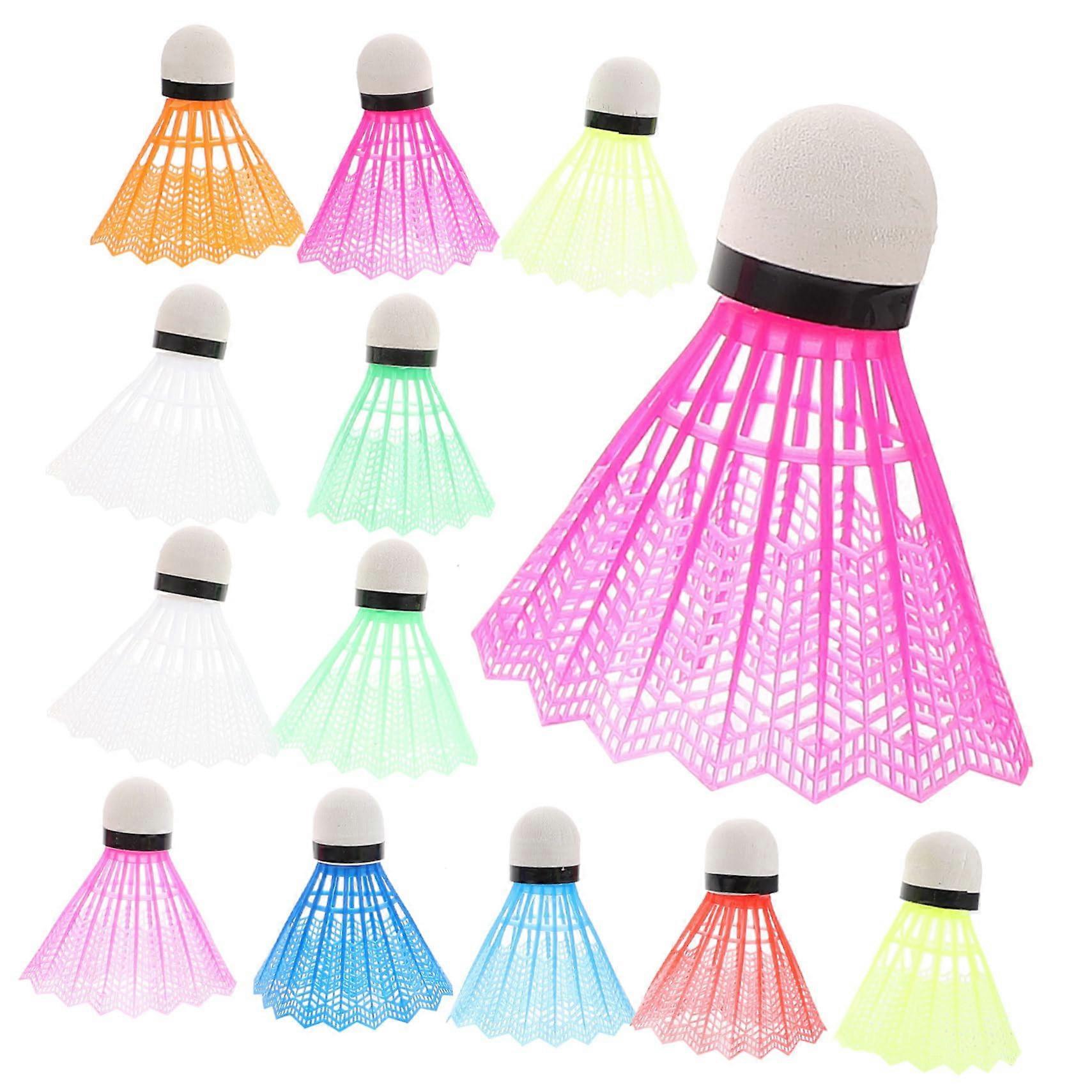 Shuttlecocks Cork Badminton Indoor Training Balls For Racket Games, Bird-Style Shuttlecocks Set