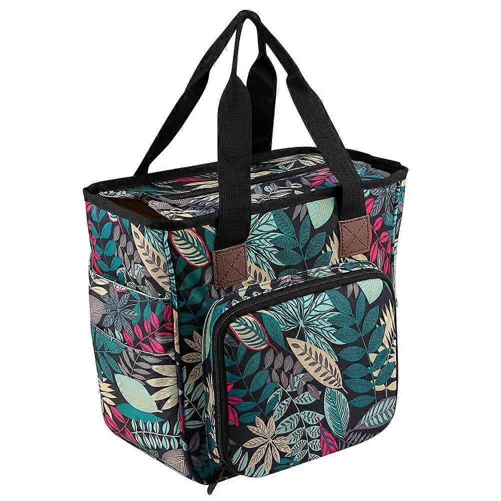 Knitting Yarn Organizer Bag Practical Wool Storage Pouch Multi 27x27x4.5cm Yarn Storage 1Pack
