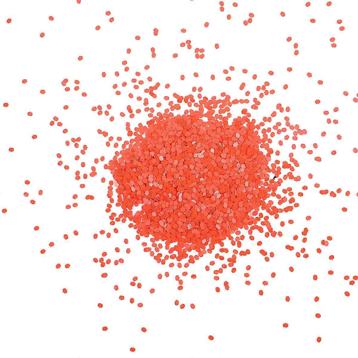 Halloween Confetti Desktop Decoration Creative Pumpkin Confetti Orange 0.3X0.3X0.01cm Table Scatter 4 Bags