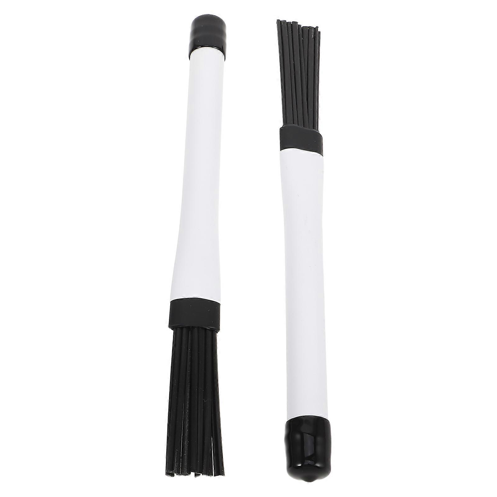 Drum Brush With Handle Retractable Drum Brushes For Snare Drum Practice 23.00X2.50X2.00CM 1 Pair