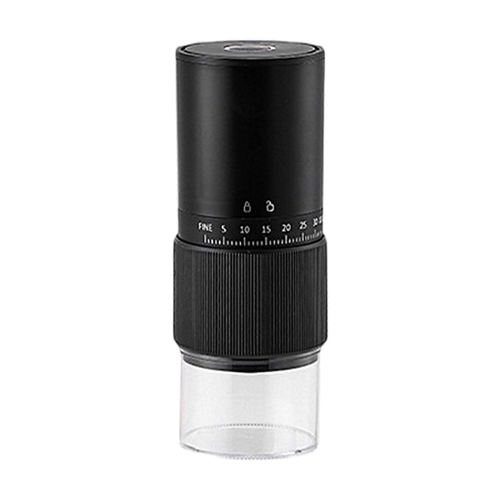 Coffee Grinder Portable Espresso Grinder For Home And Travel, Compact Design, Black