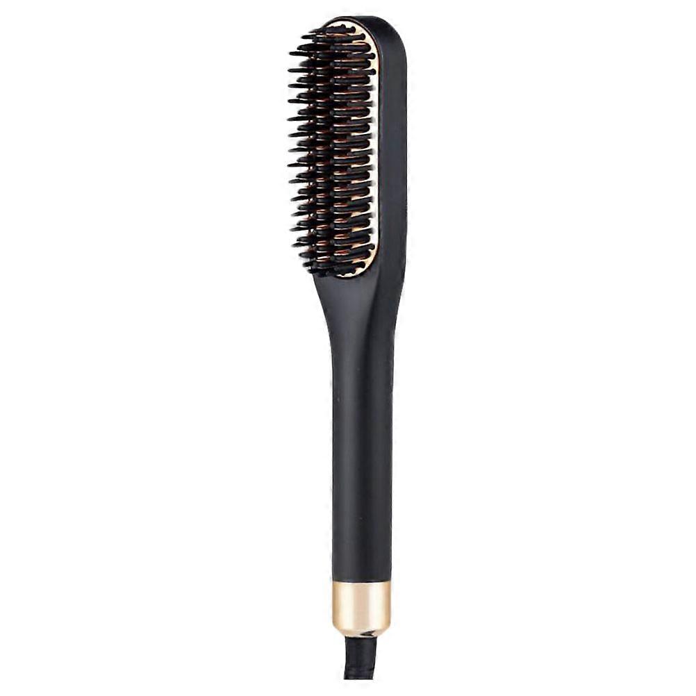 Portable Hair Straighteners Electric Beard Hair Styling Comb For Men Daily Use Golden Design 1Set