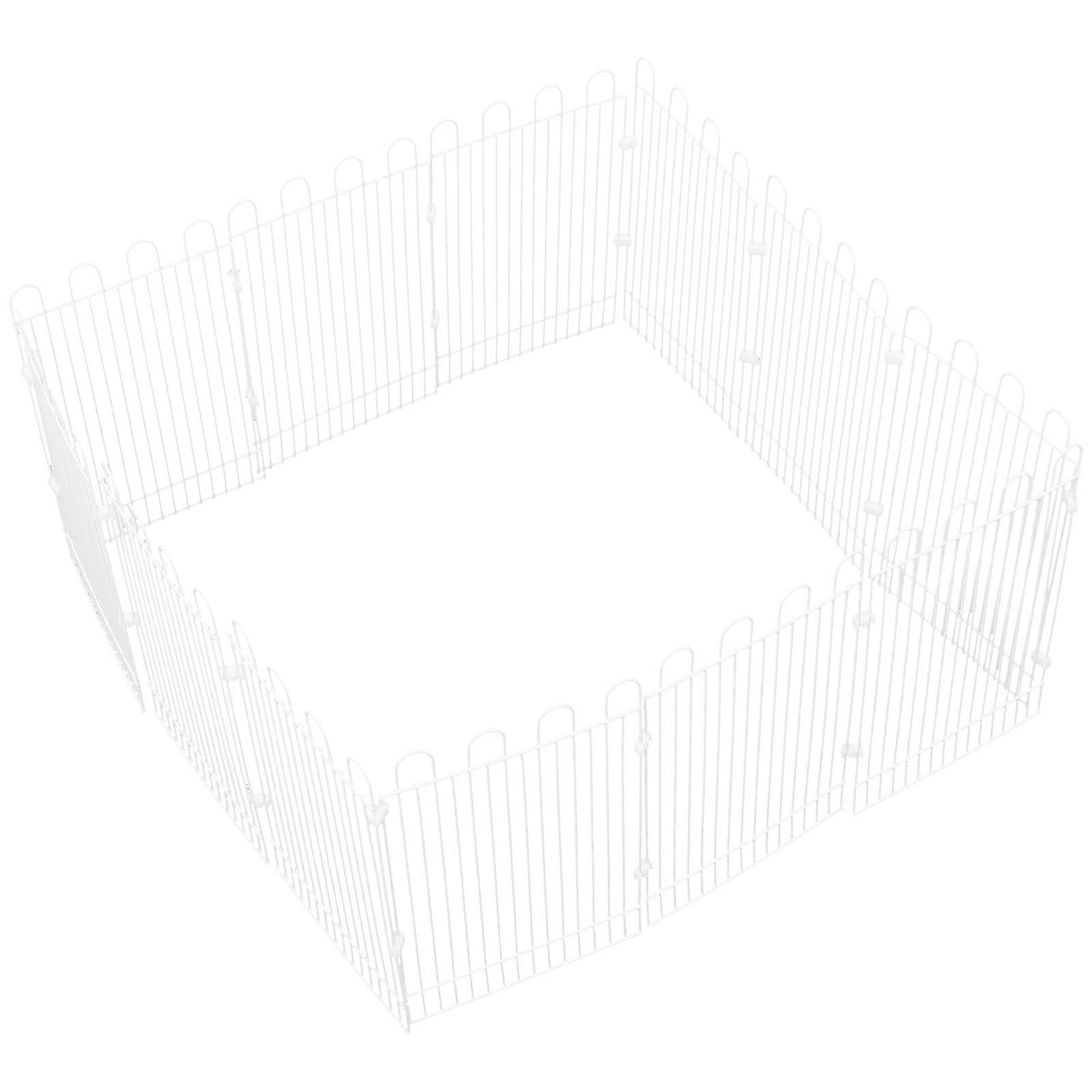 Foldable Pet Playpen Assemble Hamster Playpen Panels Hedgehogs Rabbits 9.04X5.89X0.20IN Exercising Playground 12Pcs
