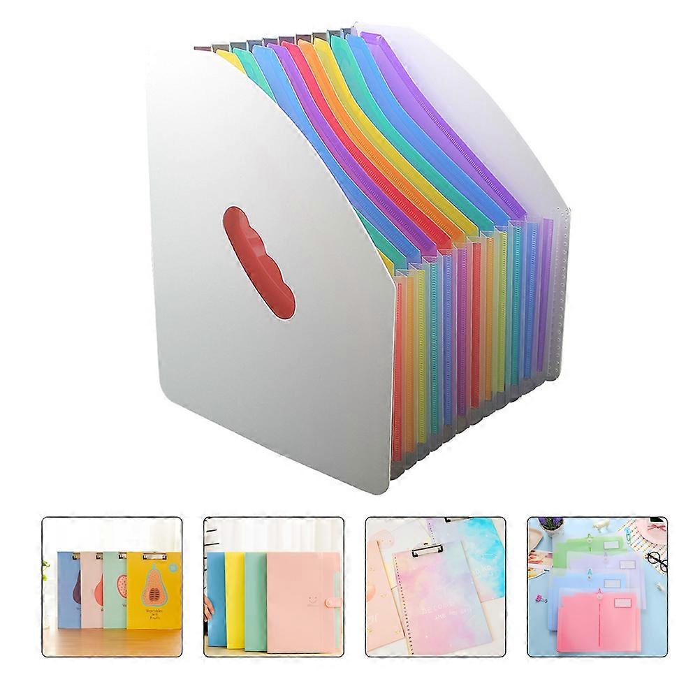Office Organiser Paper Organiser Folder Multilayer Desktop File Organizer 30.5X25.5X3CM Document Organization 1Set