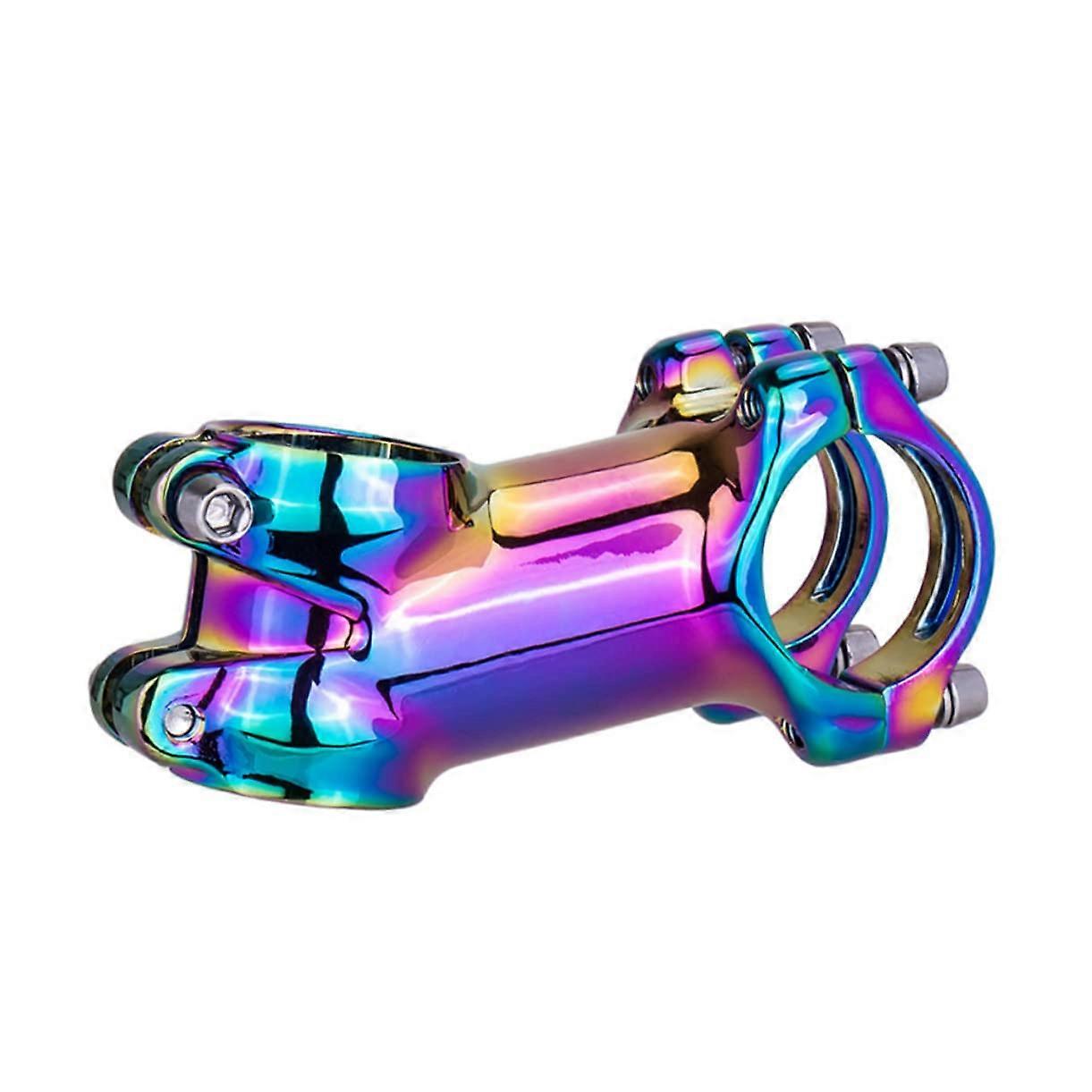 Bicycle Stem Stand Adjustable Handlebar Riser Extender For Road Bikes Aluminium Alloy Short Stem Colourful Model 1