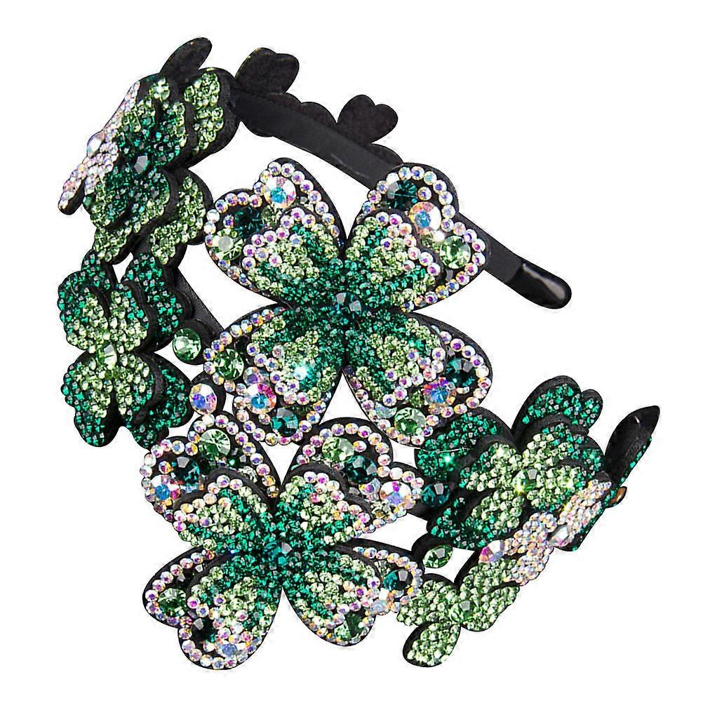 Here's a polished and engaging product description for your **Rhinestone Flapper Headband**:
✨ **Rhinestone Flapper Headband with Elegant Flower