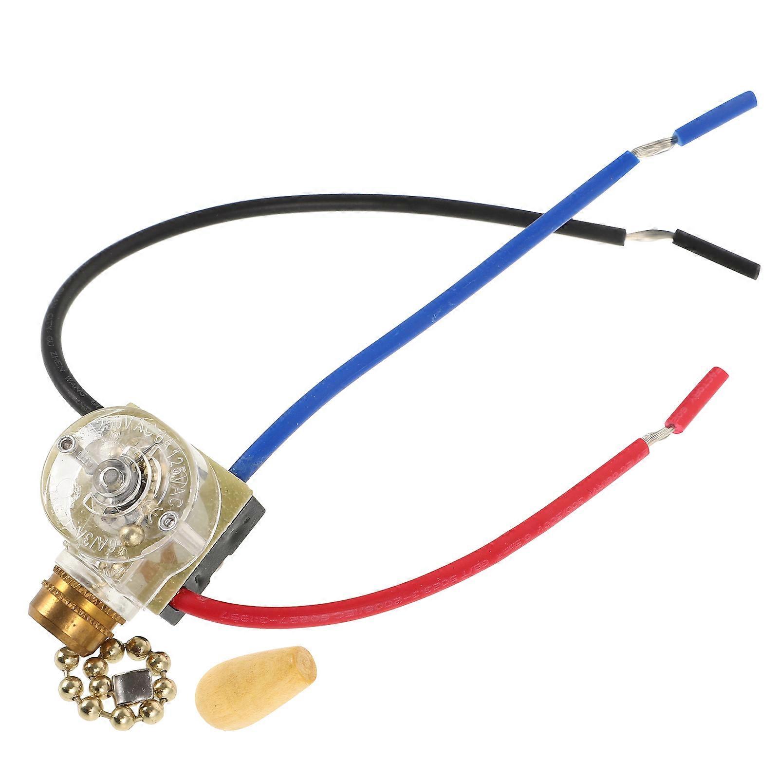 Ceiling Fan Pull Chain Switch Golden Accessory On and Home Use 1Pack