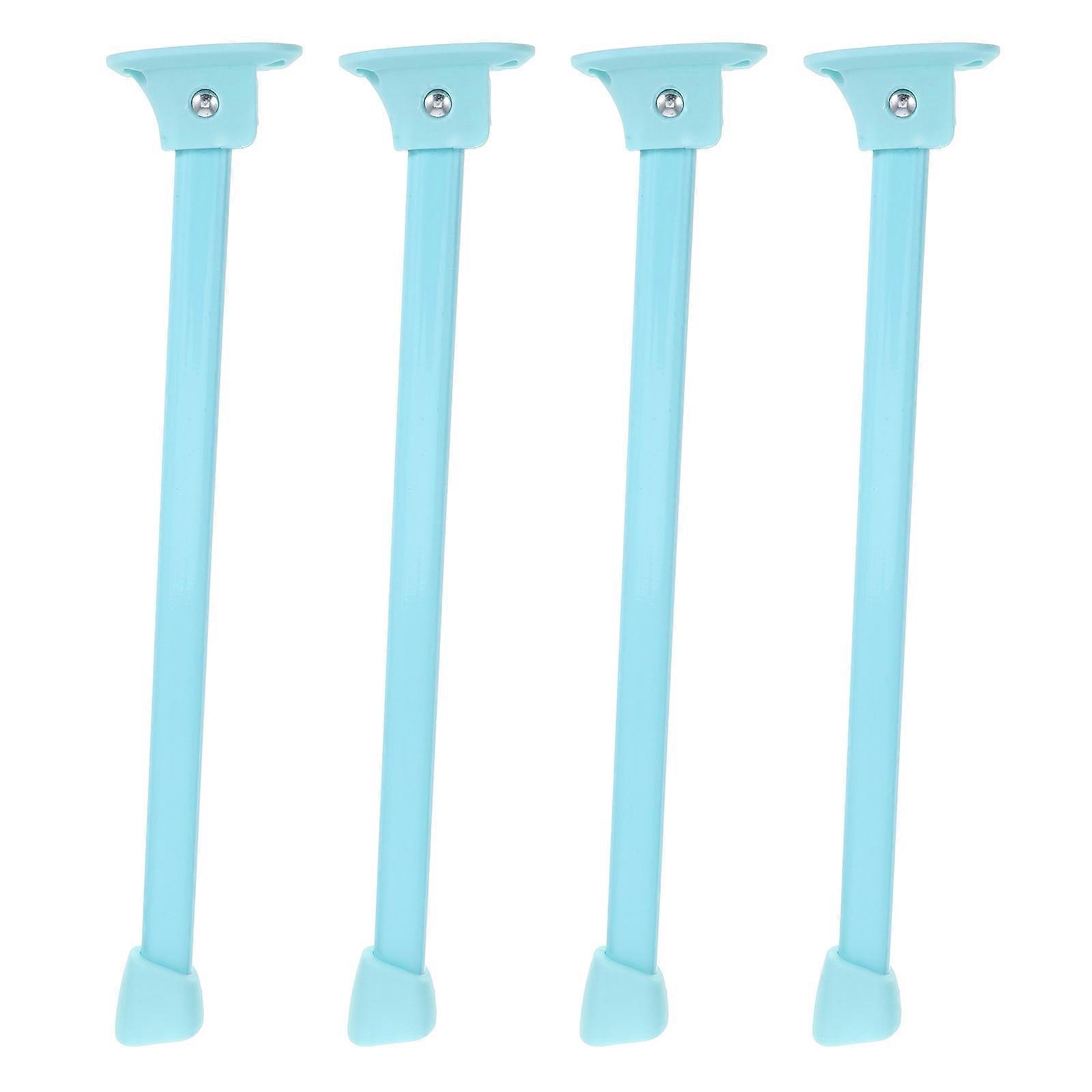 Lightweight Foldable Metal Table Legs for Camping, Office & Travel – Durable, Adjustable & Easy Storage Furniture Support – Lake Blue