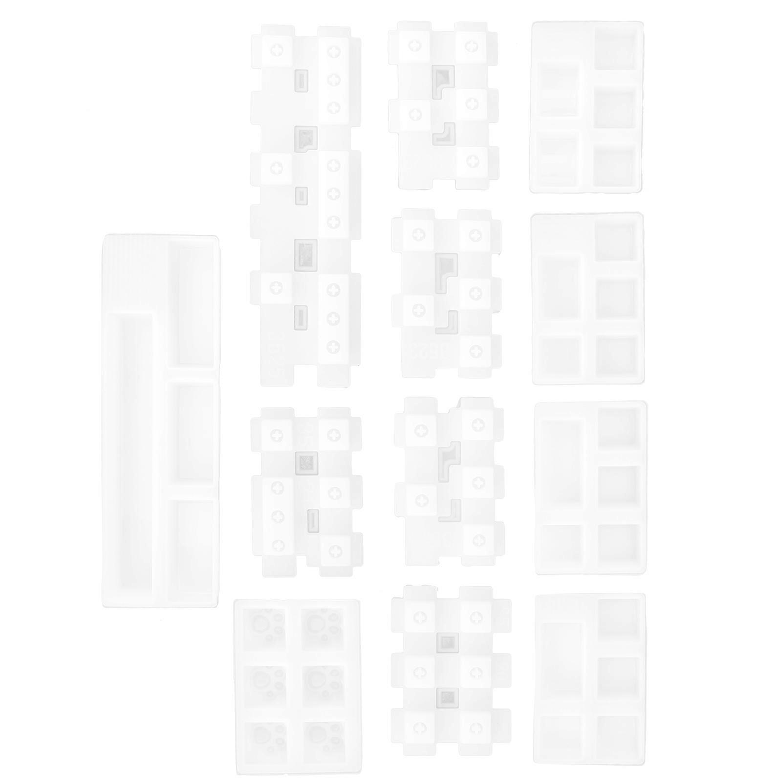 Mechanical Keyboard Keycaps Silicone Epoxy Molds Diy Mold Mechanical Gaming Keyboard Style White 15.00X4.50X1.00CM 1 Set