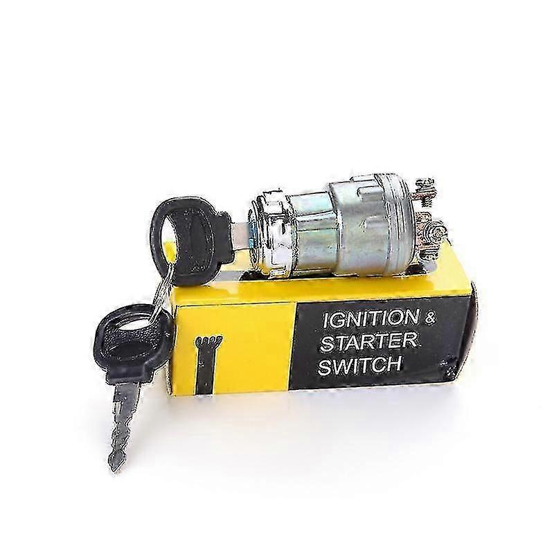 4 Wire Engine Starter Switch For Car Motorcycle Tractor Forklift Truck Trailer Ignition Switch With Key - MXBC