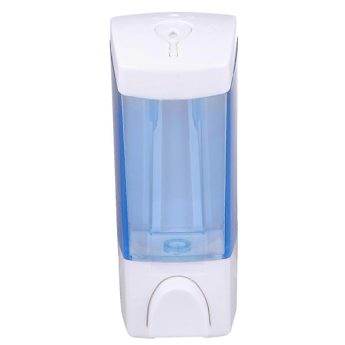 Pump Soap Dispenser Wall-Mounted Bathroom Blue 18.3x7.3x6.5cm Refillable 1Set