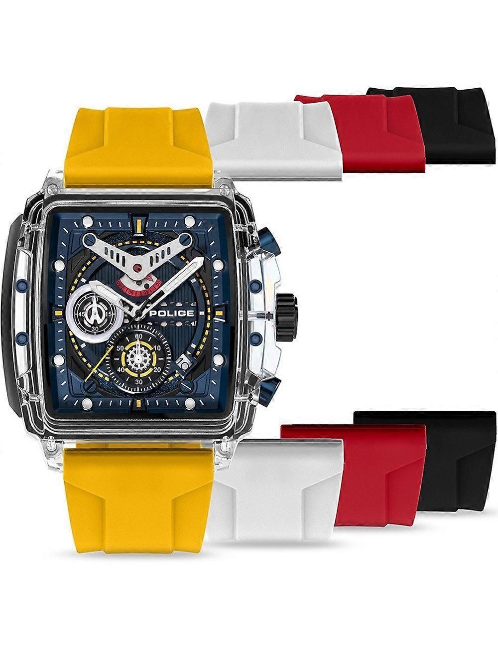 Police PEWGO0052402-SET Men's Watch Clout Set Chrono 43mm 3ATM 