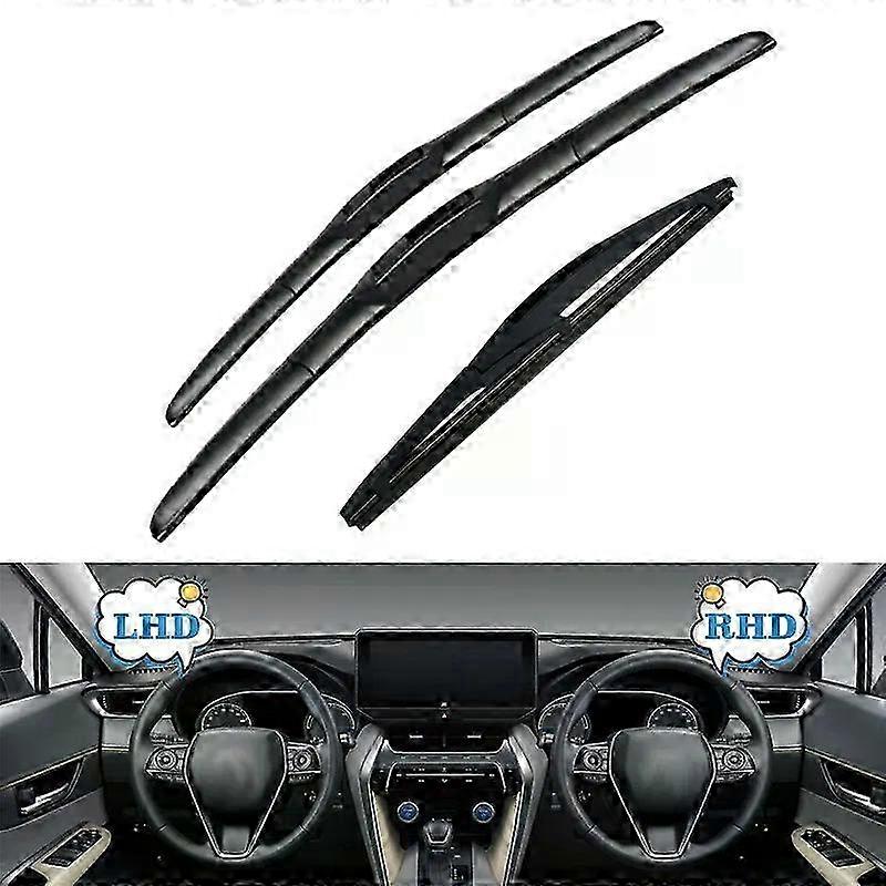 Silicone Wiper Blades for Compatible Brand CR-V 5th Gen RW 2017-2022 Front Rear Windshield Accessories Refill