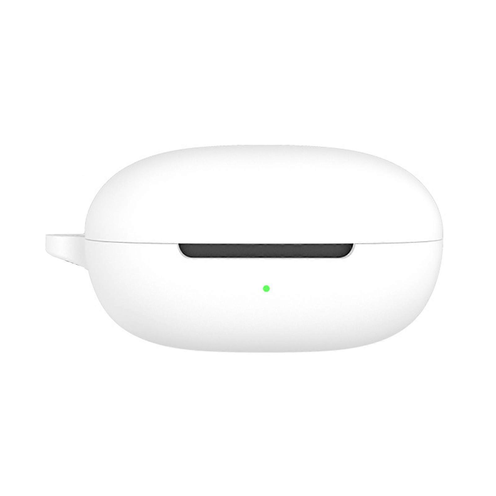 Protective Silicone Cover for Buds QT43 Wireless Earbuds Case AntiSlip Grip and Impacts Resistant Structure Shell White