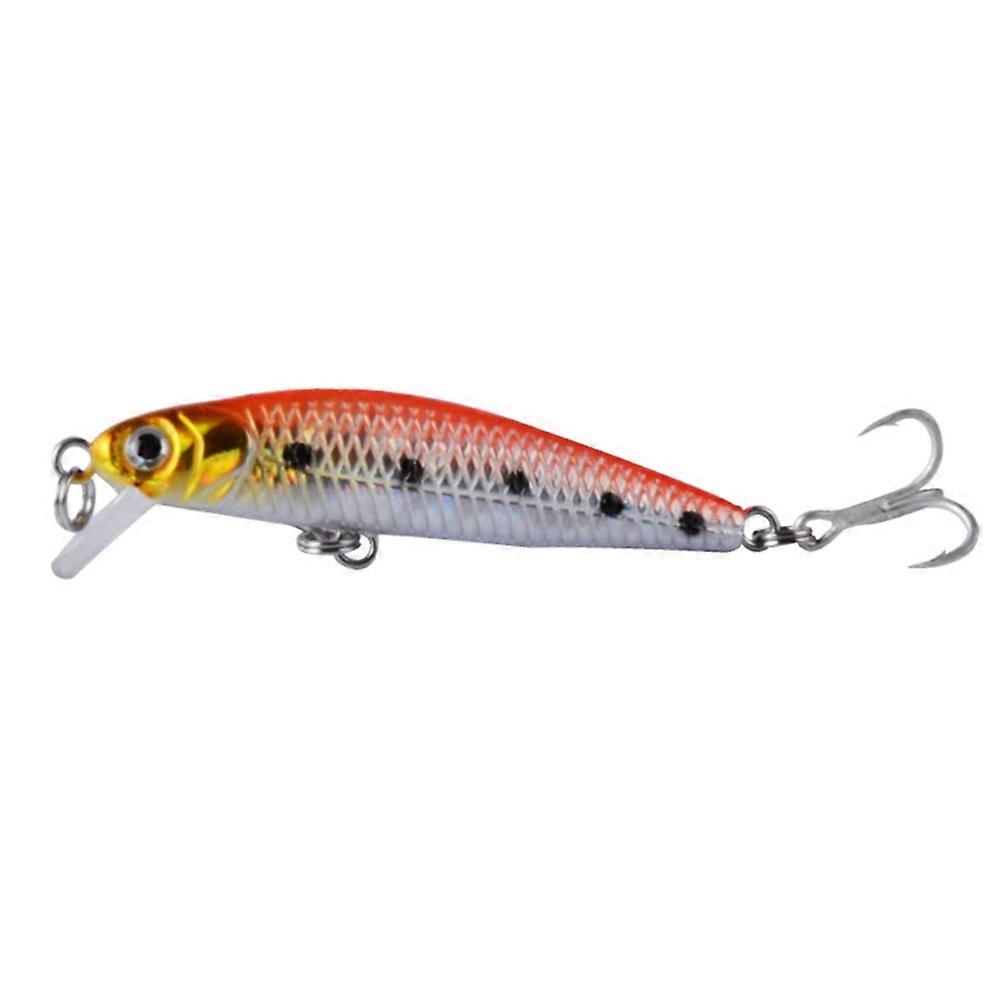 G61F 5.65cm 2.76g 3D Eyes Fishing Lure Built-In Steel Balls Plastic Artificial Bait with Hook