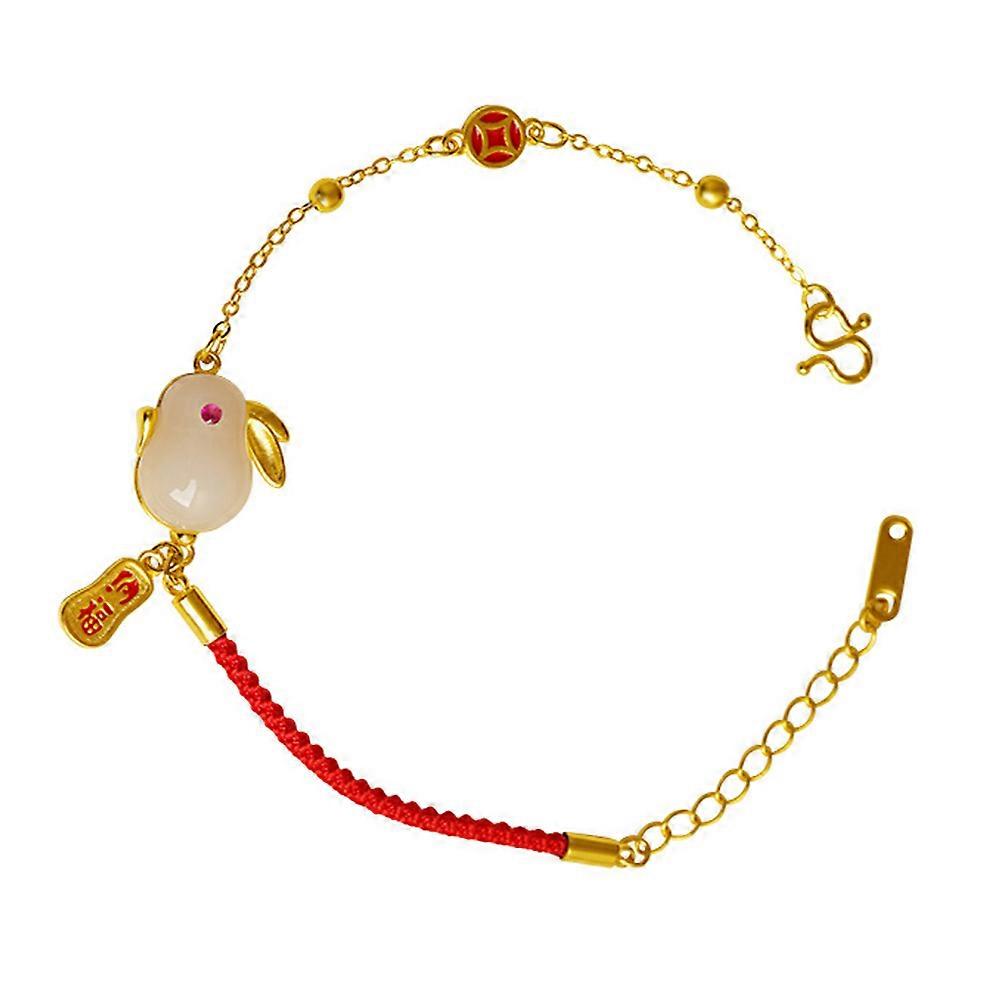 New Year Red String Bracelet Health Ward Off Evil Spirits Multi Color 1Set