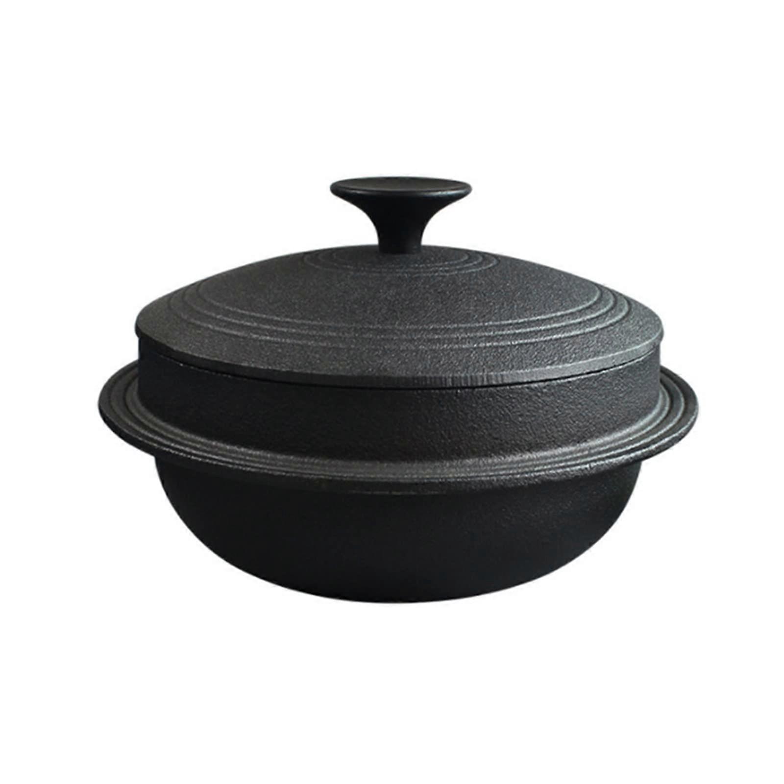 Stockpot Bibimbap Pot Cast Iron Pot Uncoated Stew Pot Household Claypot Rice Cooker Soup Pot