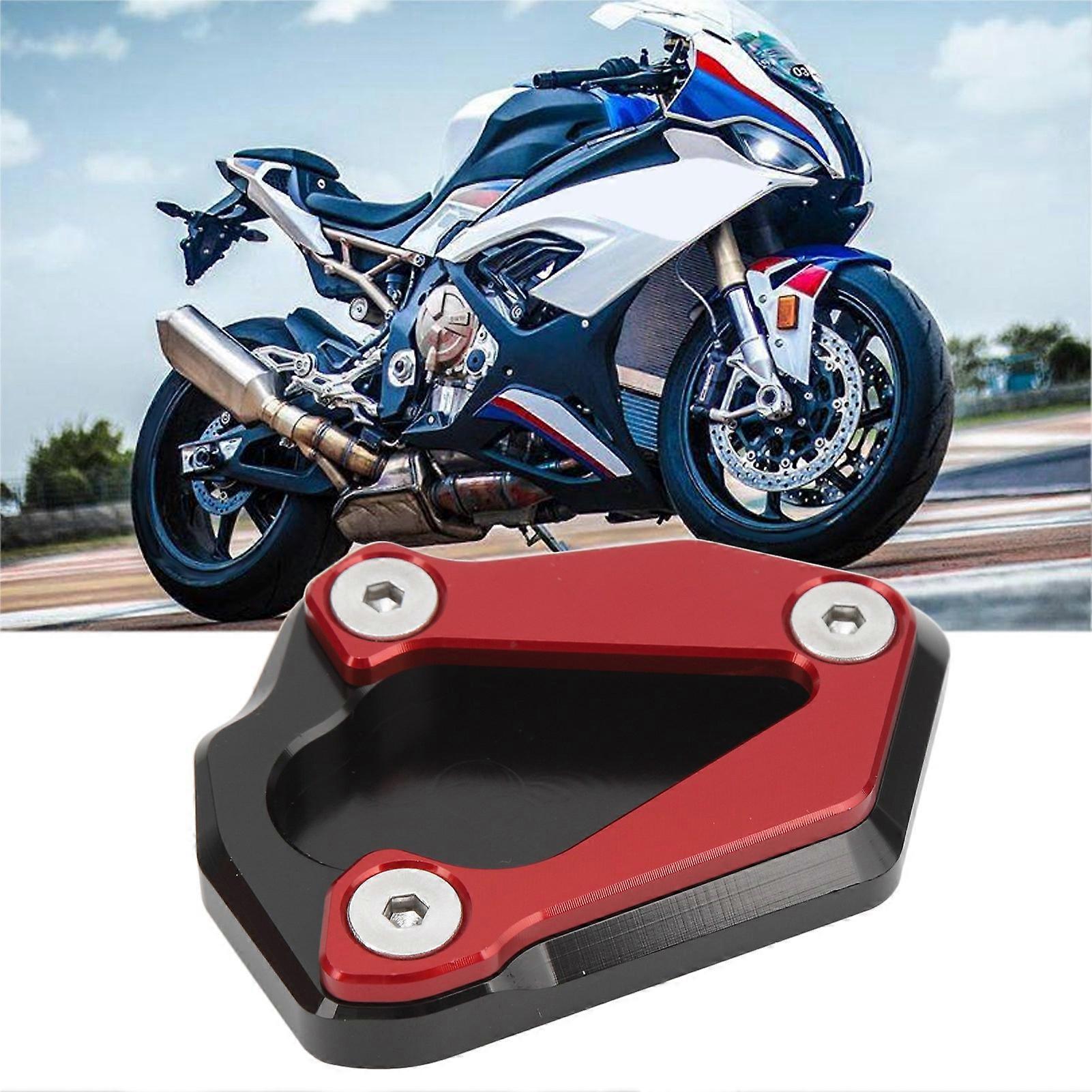 Foot Side Stand Motorcycle Kickstand Stable Holder Secure Support for S1000RR S1000R 2019 to 2022 Red 