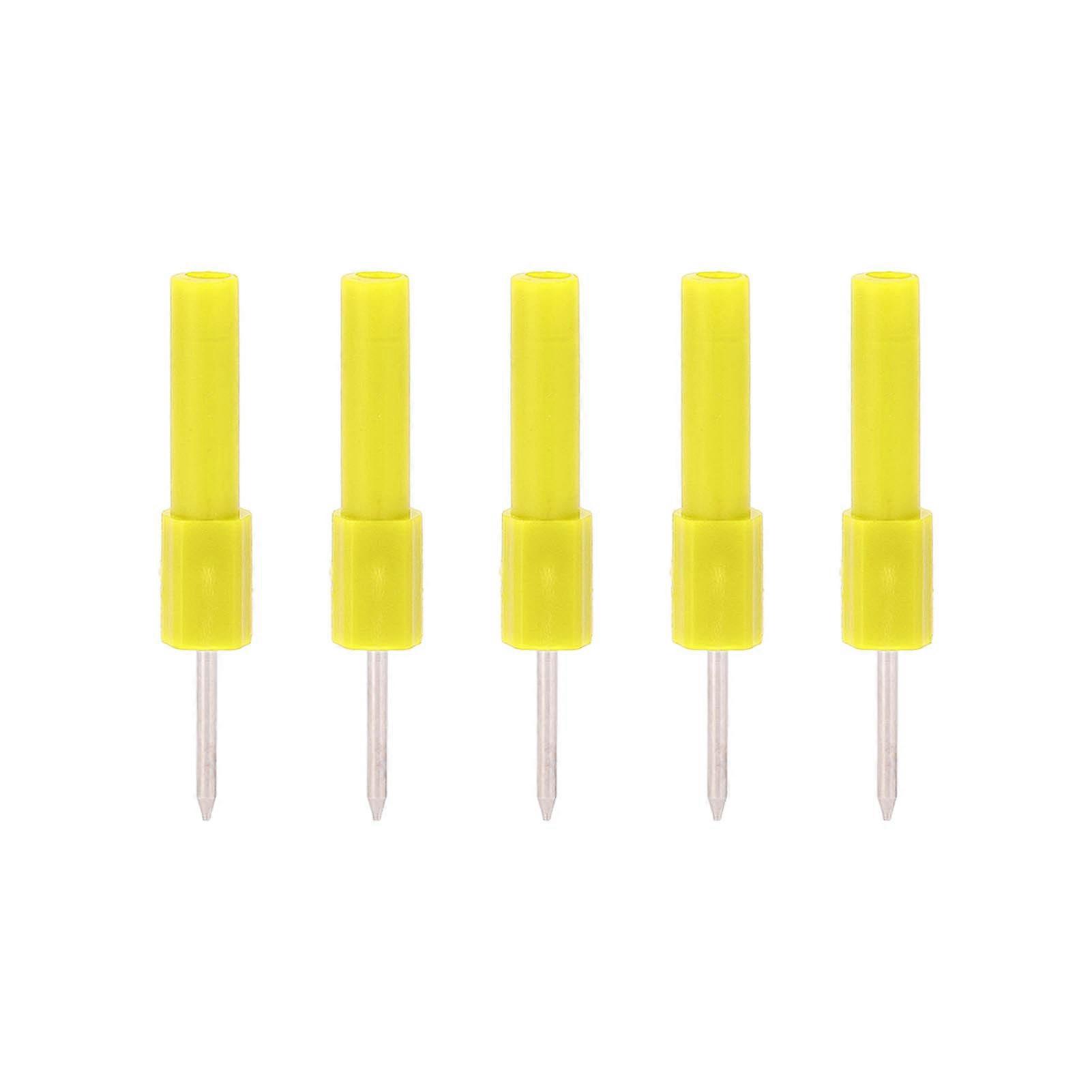 5Pcs/Set Insulation Back Probe Pin Wire Piercer Diagnostic Test Needle 4 mm Banana Socket for Multimeter